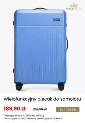 Wittchen - gazetka promocyjna Do -70% kiermasz travel od poniedziałku 28.07 do niedzieli 10.08 - strona 2 Wittchen - gazetka promocyjna Do -70% kiermasz travel od poniedziałku 28.07 do niedzieli 10.08 - strona 2