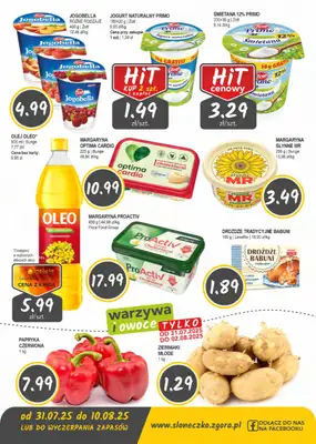 Słoneczko - gazetka promocyjna Gazetka od czwartku 31.07 do niedzieli 10.08 - strona 4 Słoneczko - gazetka promocyjna Gazetka od czwartku 31.07 do niedzieli 10.08 - strona 4