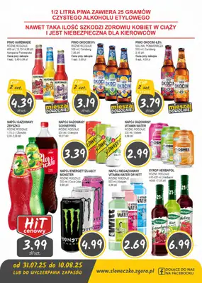 Słoneczko - gazetka promocyjna Gazetka od czwartku 31.07 do niedzieli 10.08 - strona 8 Słoneczko - gazetka promocyjna Gazetka od czwartku 31.07 do niedzieli 10.08 - strona 8