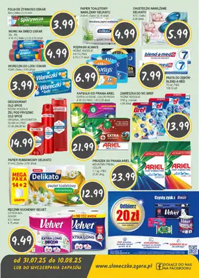 Słoneczko - gazetka promocyjna Gazetka od czwartku 31.07 do niedzieli 10.08 - strona 7 Słoneczko - gazetka promocyjna Gazetka od czwartku 31.07 do niedzieli 10.08 - strona 7