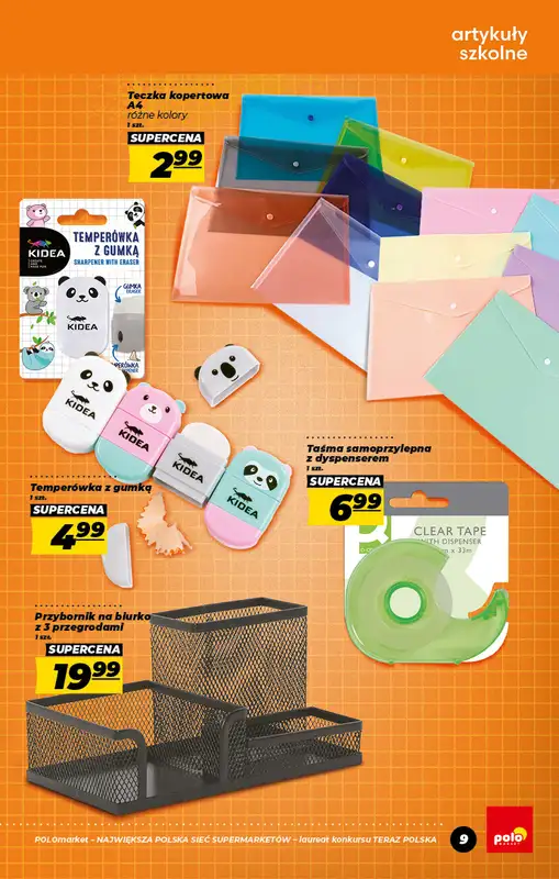 POLOmarket - gazetka promocyjna Back to school z Polo od piątku 01.08 do czwartku 11.09 - strona 9