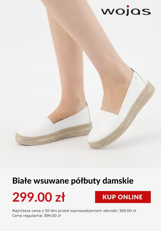 Wojas - gazetka promocyjna Do -60% pogłębienie wyprzedaży od wtorku 29.07  - strona 10