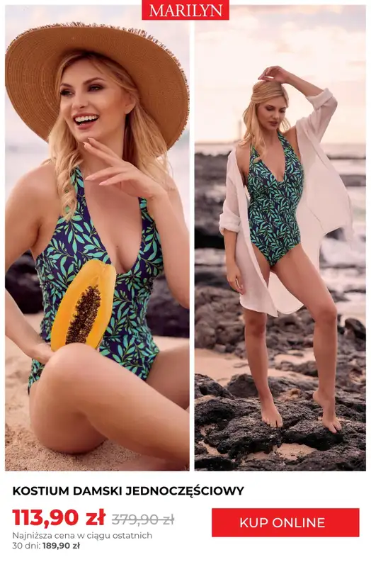Marilyn - gazetka promocyjna Do -70% na stroje kąpielowe! Zgarnij swój! od wtorku 29.07  - strona 4