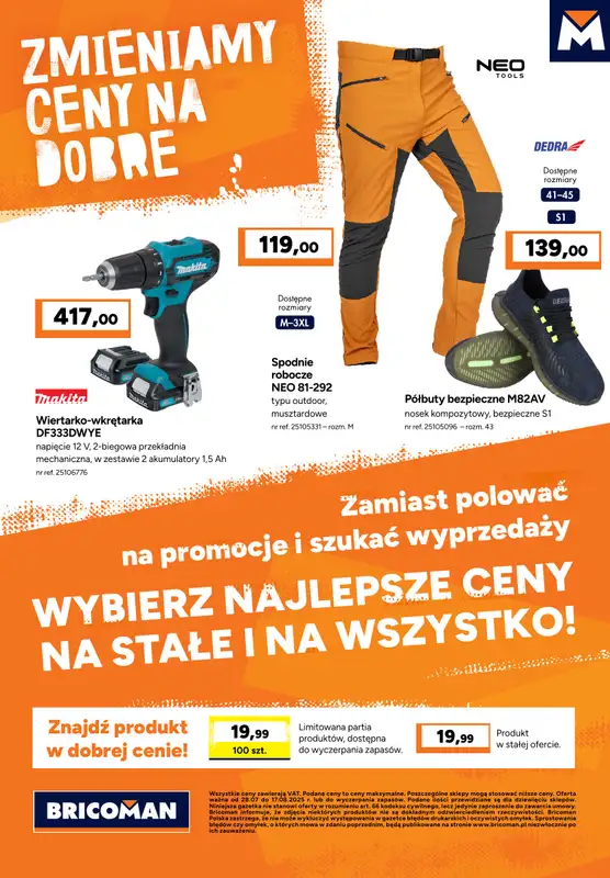 Bricoman - gazetka promocyjna Gazetka od poniedziałku 28.07 do niedzieli 17.08 - strona 12