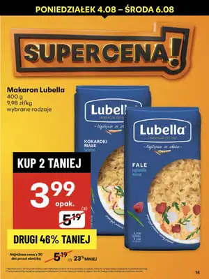 Delikatesy Centrum - gazetka promocyjna Gazetka od czwartku od czwartku 31.07 do środy 06.08 - strona 14