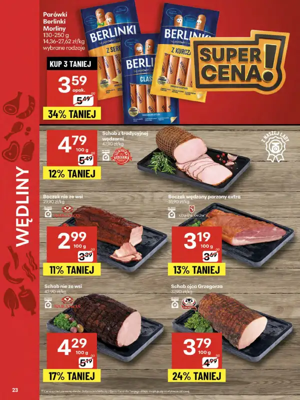 Delikatesy Centrum - gazetka promocyjna Gazetka od czwartku od czwartku 31.07 do środy 06.08 - strona 23