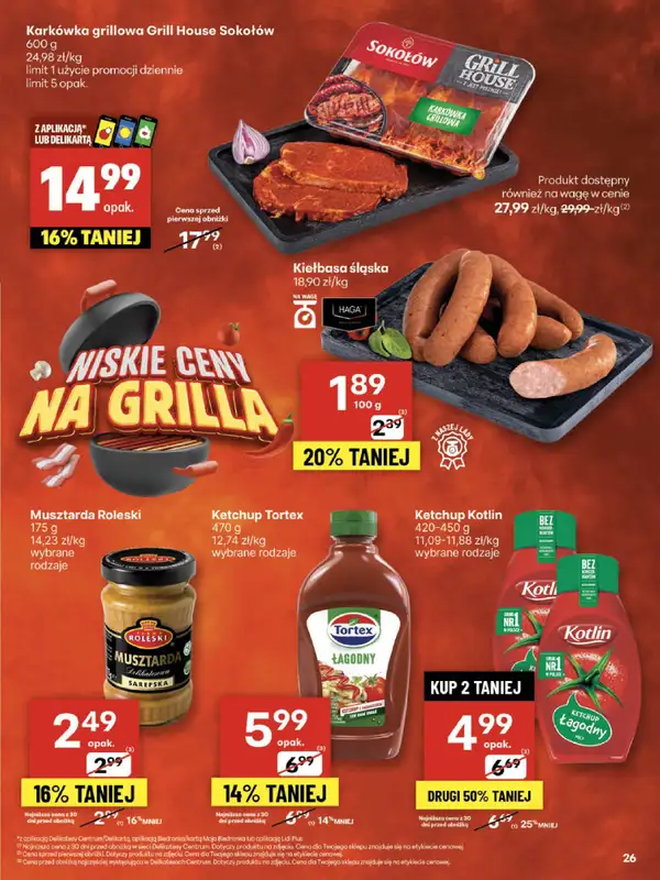 Delikatesy Centrum - gazetka promocyjna Gazetka od czwartku od czwartku 31.07 do środy 06.08 - strona 26