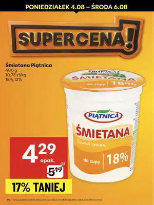 Delikatesy Centrum - gazetka promocyjna Gazetka od czwartku od czwartku 31.07 do środy 06.08 - strona 11