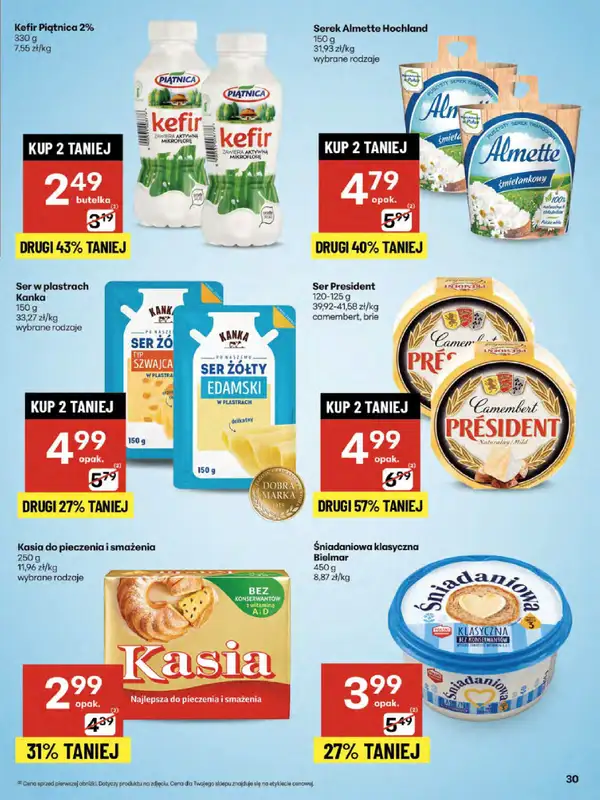 Delikatesy Centrum - gazetka promocyjna Gazetka od czwartku od czwartku 31.07 do środy 06.08 - strona 30