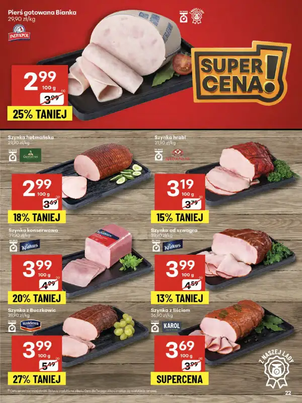 Delikatesy Centrum - gazetka promocyjna Gazetka od czwartku od czwartku 31.07 do środy 06.08 - strona 22