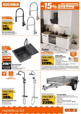 OBI - gazetka promocyjna Gazetka od środy 30.07 do wtorku 19.08 - strona 3