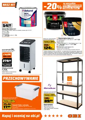 OBI - gazetka promocyjna Gazetka od środy 30.07 do wtorku 19.08 - strona 7