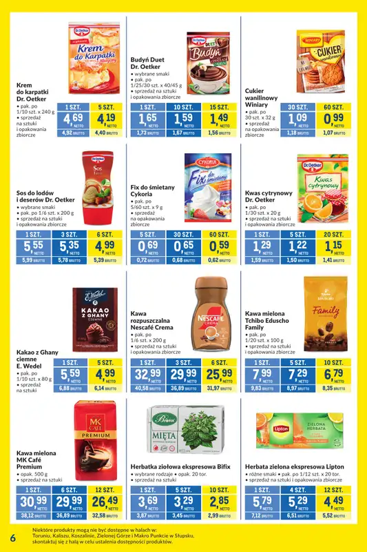 Makro - gazetka promocyjna Kupujesz więcej płacisz mniej od wtorku 05.08 do poniedziałku 01.09 - strona 6