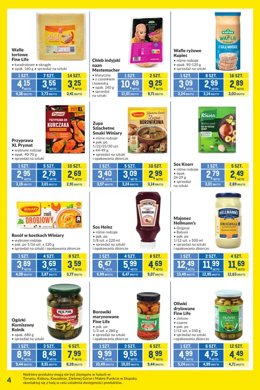 Makro - gazetka promocyjna Kupujesz więcej płacisz mniej od wtorku 05.08 do poniedziałku 01.09 - strona 4