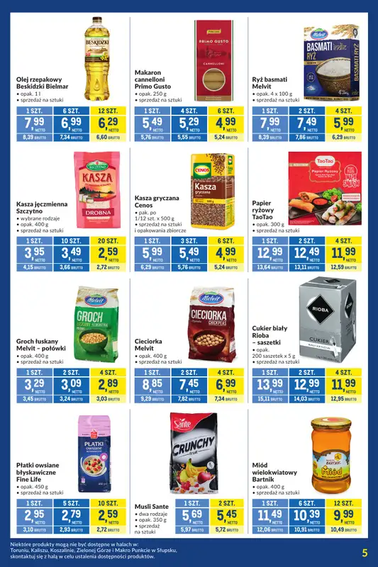 Makro - gazetka promocyjna Kupujesz więcej płacisz mniej od wtorku 05.08 do poniedziałku 01.09 - strona 5
