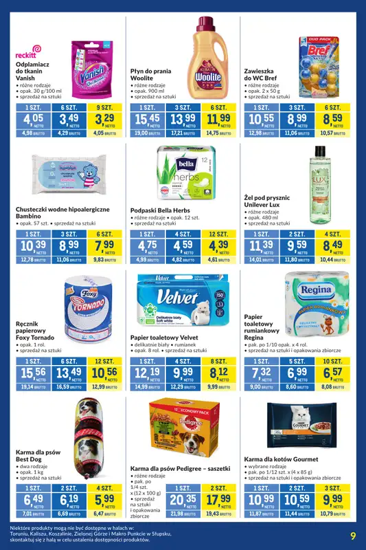 Makro - gazetka promocyjna Kupujesz więcej płacisz mniej od wtorku 05.08 do poniedziałku 01.09 - strona 9