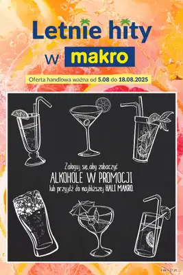 Makro - gazetka promocyjna Letnie hity w Makro od wtorku 05.08 do poniedziałku 18.08