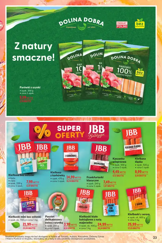 Makro - gazetka promocyjna Letnie hity w Makro od wtorku 05.08 do poniedziałku 18.08 - strona 23