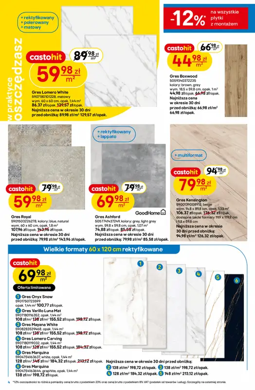 Castorama - gazetka promocyjna Gazetka od środy 30.07 do wtorku 12.08 - strona 4