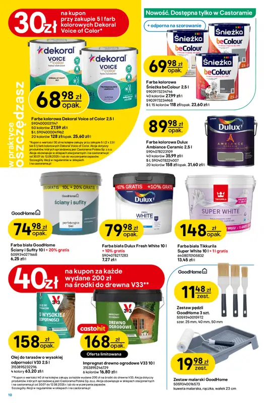 Castorama - gazetka promocyjna Gazetka od środy 30.07 do wtorku 12.08 - strona 9