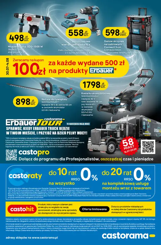 Castorama - gazetka promocyjna Gazetka od środy 30.07 do wtorku 12.08 - strona 16