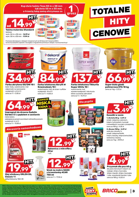 Bricomarche - gazetka promocyjna Gazetka od środy 30.07 do soboty 09.08 - strona 4