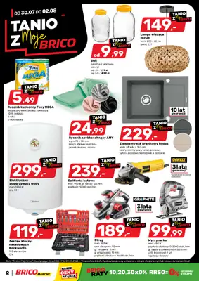 Bricomarche - gazetka promocyjna Gazetka od środy 30.07 do soboty 09.08 - strona 3