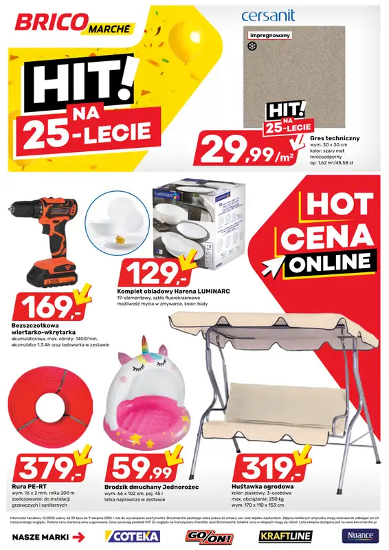Bricomarche - gazetka promocyjna Gazetka od środy 30.07 do soboty 09.08 - strona 9
