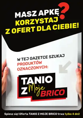 Bricomarche - gazetka promocyjna Tanio z MojeBrico od środy 30.07 do soboty 02.08 Bricomarche - gazetka promocyjna Tanio z MojeBrico od środy 30.07 do soboty 02.08