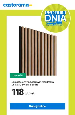 Castorama - gazetka promocyjna PRODUKT DNIA - sprawdź nową okazję! od środy 30.07 do środy 30.07 Castorama - gazetka promocyjna PRODUKT DNIA - sprawdź nową okazję! od środy 30.07 do środy 30.07