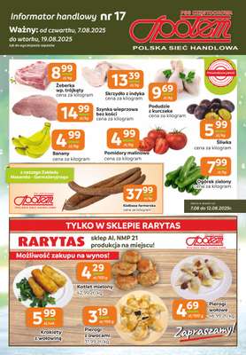 Społem Częstochowa - gazetka promocyjna Gazetka od czwartku 07.08 do wtorku 19.08