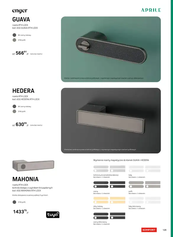 Komfort - gazetka promocyjna Katalog podłogi i drzwi 2024/2025 od poniedziałku 01.01 do środy 31.12 - strona 129