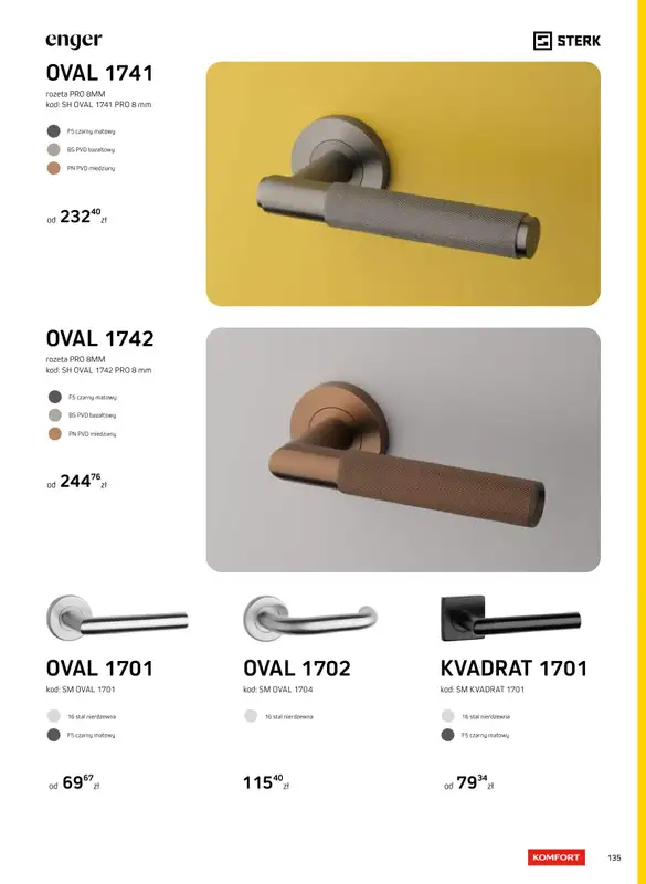 Komfort - gazetka promocyjna Katalog podłogi i drzwi 2024/2025 od poniedziałku 01.01 do środy 31.12 - strona 135