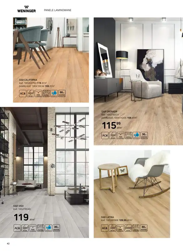Komfort - gazetka promocyjna Katalog podłogi i drzwi 2024/2025 od poniedziałku 01.01 do środy 31.12 - strona 42
