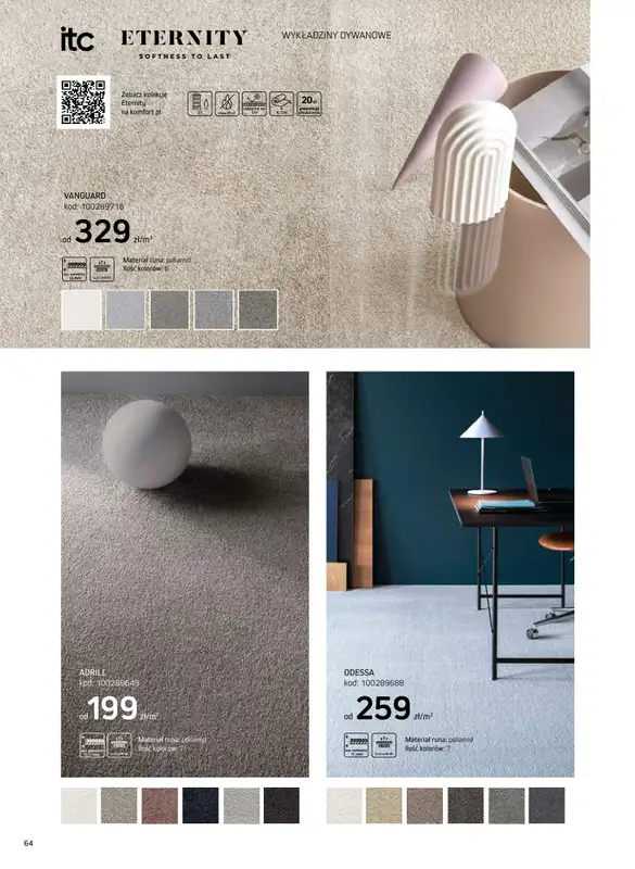 Komfort - gazetka promocyjna Katalog podłogi i drzwi 2024/2025 od poniedziałku 01.01 do środy 31.12 - strona 64