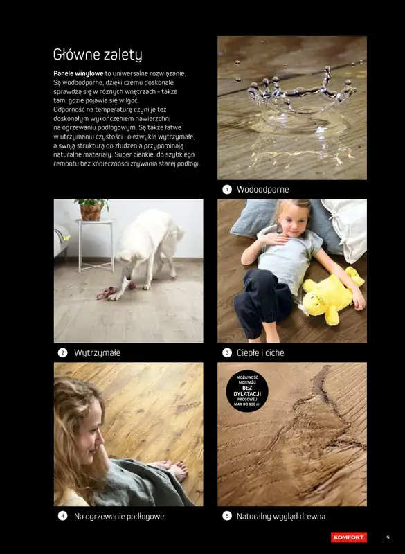 Komfort - gazetka promocyjna Katalog podłogi i drzwi 2024/2025 od poniedziałku 01.01 do środy 31.12 - strona 5