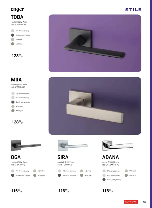 Komfort - gazetka promocyjna Katalog podłogi i drzwi 2024/2025 od poniedziałku 01.01 do środy 31.12 - strona 133