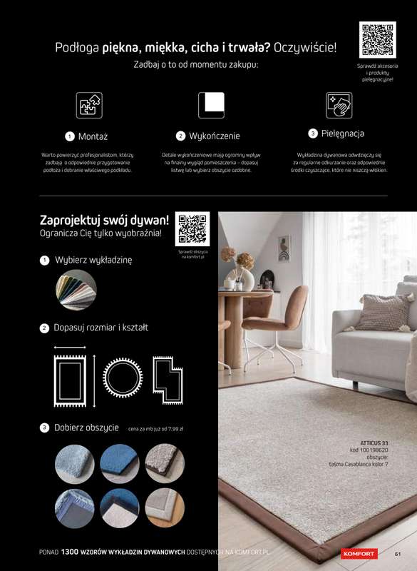 Komfort - gazetka promocyjna Katalog podłogi i drzwi 2024/2025 od poniedziałku 01.01 do środy 31.12 - strona 61