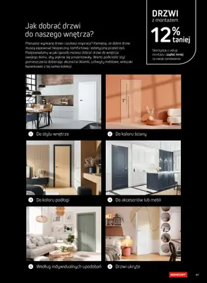 Komfort - gazetka promocyjna Katalog podłogi i drzwi 2024/2025 od poniedziałku 01.01 do środy 31.12 - strona 87 Komfort - gazetka promocyjna Katalog podłogi i drzwi 2024/2025 od poniedziałku 01.01 do środy 31.12 - strona 87