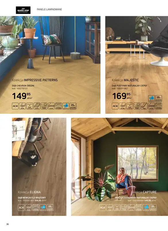 Komfort - gazetka promocyjna Katalog podłogi i drzwi 2024/2025 od poniedziałku 01.01 do środy 31.12 - strona 36