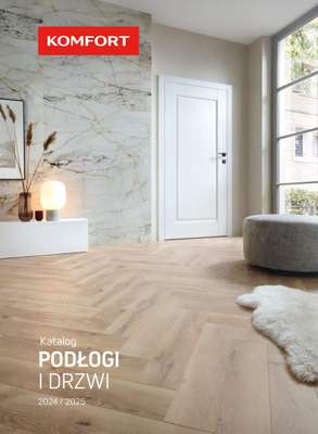 Komfort - gazetka promocyjna Katalog podłogi i drzwi 2024/2025 od poniedziałku 01.01 do środy 31.12
