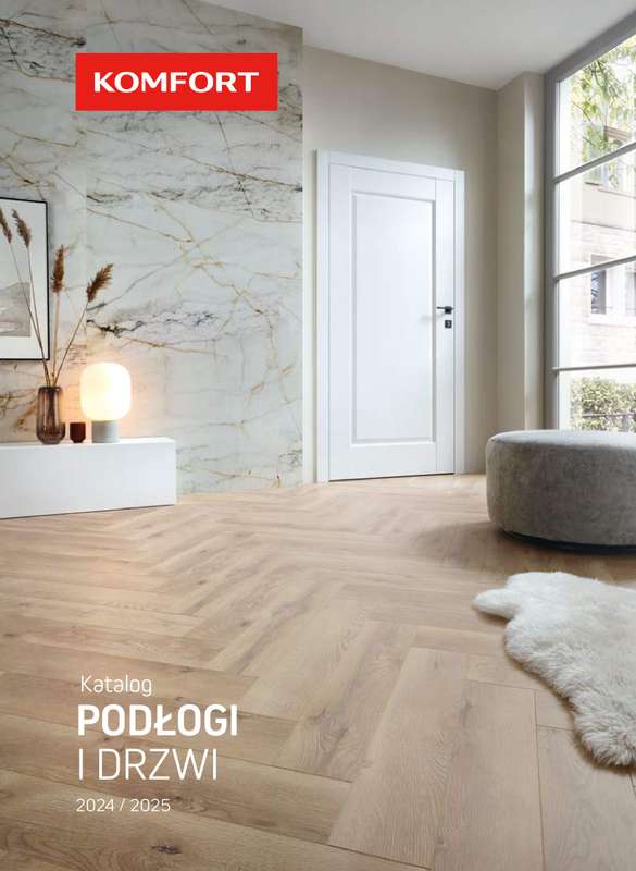 Komfort - gazetka promocyjna Katalog podłogi i drzwi 2024/2025 od poniedziałku 01.01 do środy 31.12