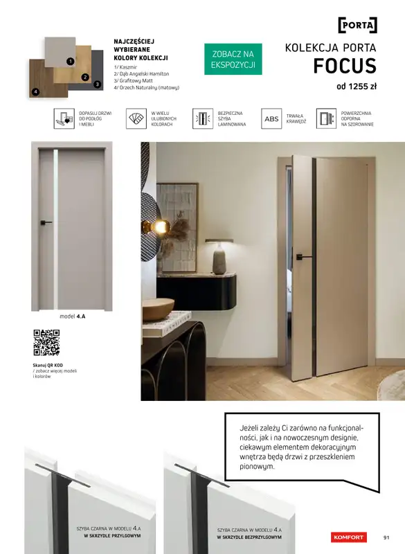 Komfort - gazetka promocyjna Katalog podłogi i drzwi 2024/2025 od poniedziałku 01.01 do środy 31.12 - strona 91
