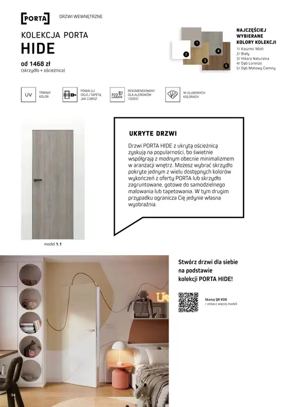 Komfort - gazetka promocyjna Katalog podłogi i drzwi 2024/2025 od poniedziałku 01.01 do środy 31.12 - strona 94