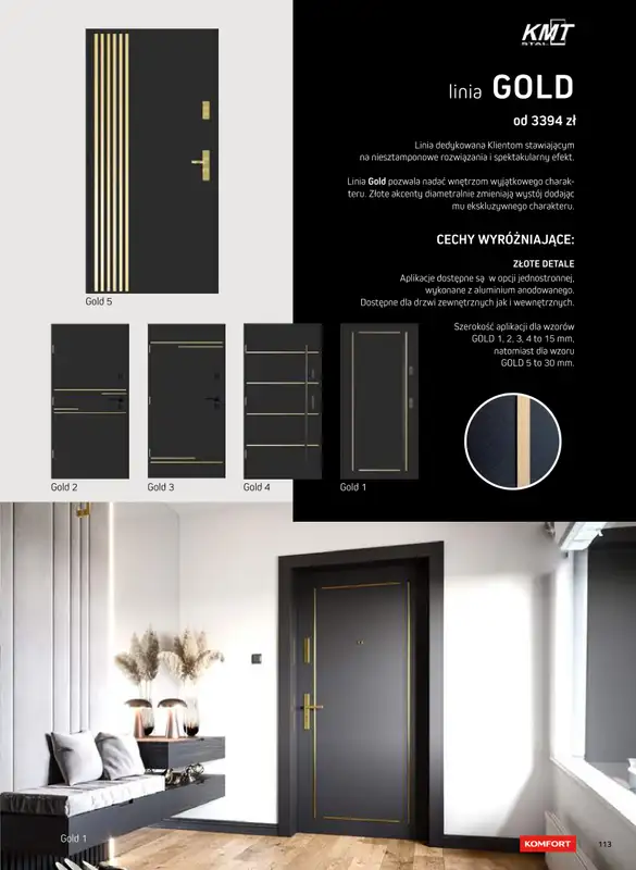 Komfort - gazetka promocyjna Katalog podłogi i drzwi 2024/2025 od poniedziałku 01.01 do środy 31.12 - strona 113