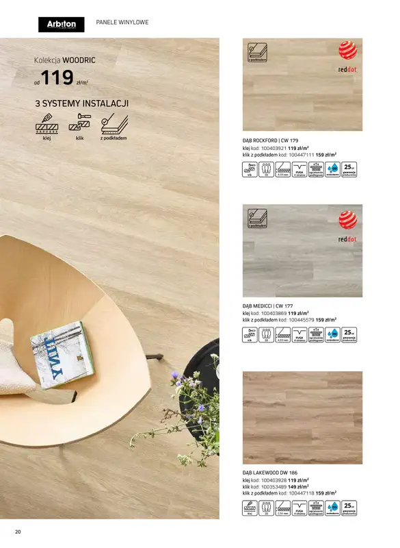 Komfort - gazetka promocyjna Katalog podłogi i drzwi 2024/2025 od poniedziałku 01.01 do środy 31.12 - strona 20