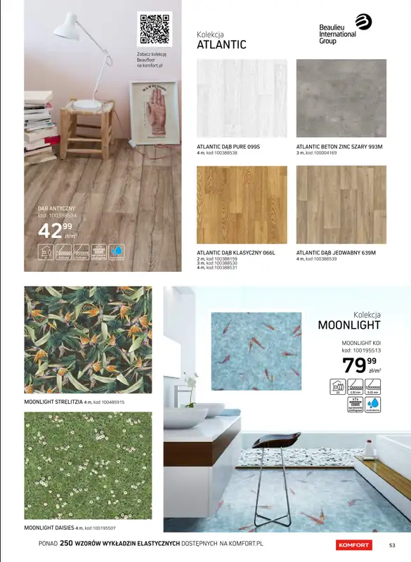 Komfort - gazetka promocyjna Katalog podłogi i drzwi 2024/2025 od poniedziałku 01.01 do środy 31.12 - strona 53