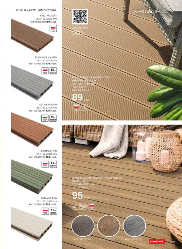 Komfort - gazetka promocyjna Katalog podłogi i drzwi 2024/2025 od poniedziałku 01.01 do środy 31.12 - strona 81
