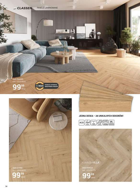Komfort - gazetka promocyjna Katalog podłogi i drzwi 2024/2025 od poniedziałku 01.01 do środy 31.12 - strona 34