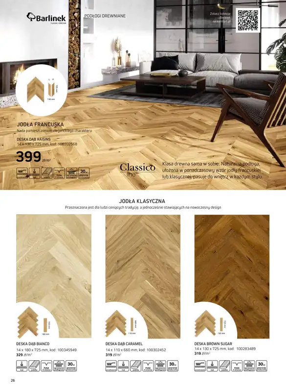 Komfort - gazetka promocyjna Katalog podłogi i drzwi 2024/2025 od poniedziałku 01.01 do środy 31.12 - strona 26